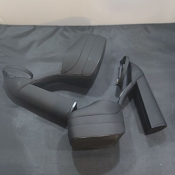 BRAND NEW ALDO GRANDLE ANKLE-STRAP DOUBLE PLATFORM PUMPS S2 - Picture 12 of 16